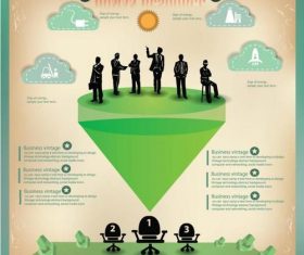 Business finance infographic picture vector