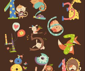 Cartoon creative digital vector