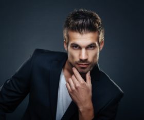 Charming handsome man Stock Photo