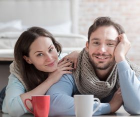 Cheerful Couple Stock Photo 01