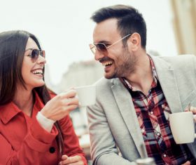 Cheerful Couple Stock Photo 08