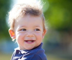 Child playing in the park Stock Photo 01