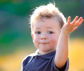 Child playing in the park Stock Photo 08