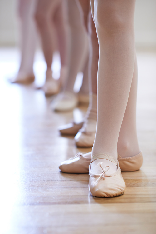 Children learning to dance ballet Stock Photo 02