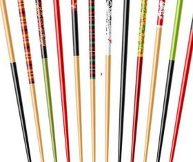 Chinese chopsticks vector illustration 01