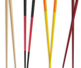 Chinese chopsticks vector illustration 02