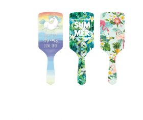 Comb design pattern flamingo unicorn vector