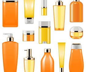 Cosmetic Packaging Design vectors set 01
