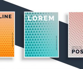 Creative branding poster template vectors 03