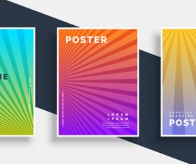 Creative branding poster template vectors 05