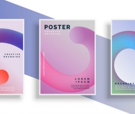 Creative branding poster template vectors 09