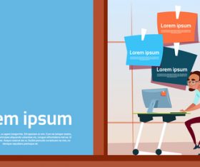 Creative business templates vectors design 16