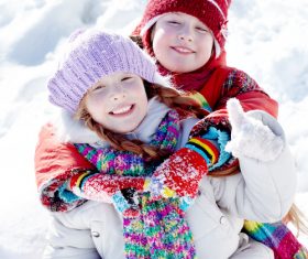 Cute girl wearing a hat Stock Photo