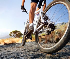 Cycling close-up Stock Photo