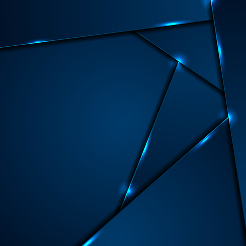 Dark blue glow corp background vector
