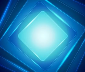 Dark blue square swirl background vector