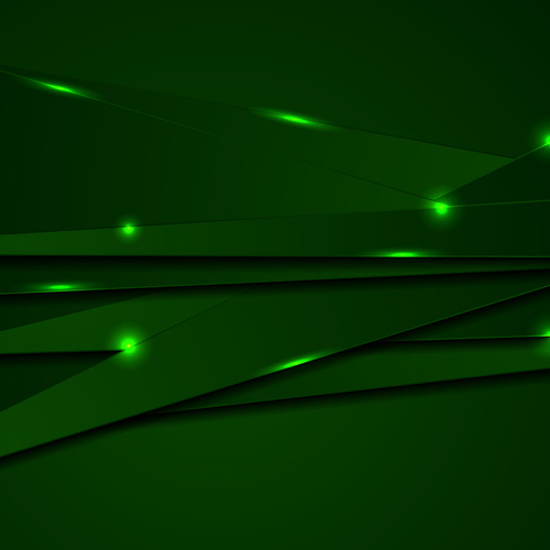 Dark green glow corp stripes background vector free download