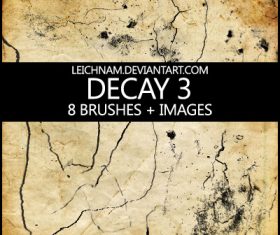 Decay Photoshop Brushes
