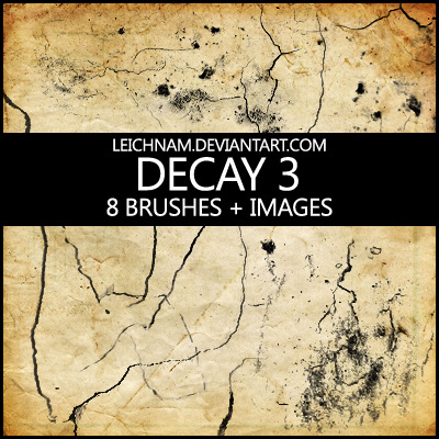 Decay Photoshop Brushes