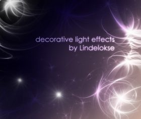 Decorative light effects Photoshop