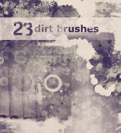 Dirt Photoshop Brushes
