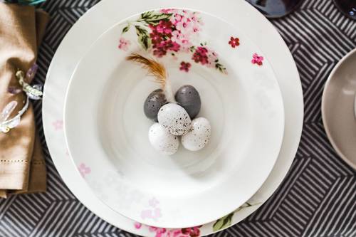 Easter table decoration Stock Photo 01