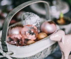 Easter table decoration Stock Photo 03