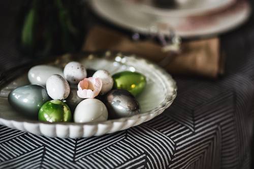 Easter table decoration Stock Photo 06