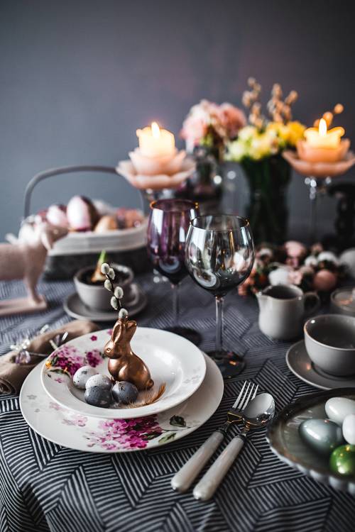 Easter table decoration Stock Photo 08