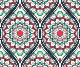 Ethnic seamless pattern decorative vectors 01