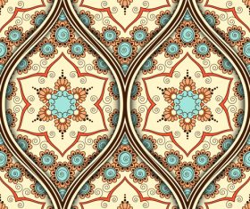 Ethnic seamless pattern decorative vectors 03