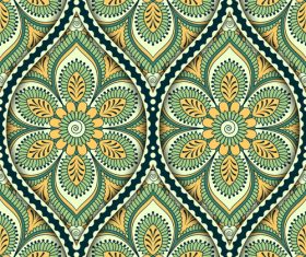 Ethnic seamless pattern decorative vectors 05
