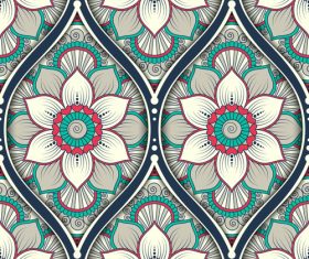 Ethnic seamless pattern decorative vectors 07