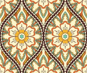 Ethnic seamless pattern decorative vectors 08