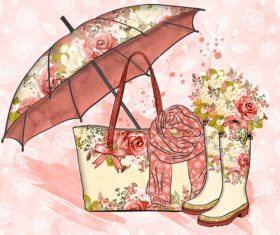 Fall Fashion digital paper Stock Photo 06