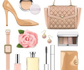 Fashion Accessories vectors set 01