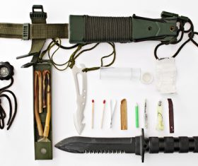 Field survival kit Stock Photo 01