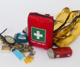 Field survival kit Stock Photo 02