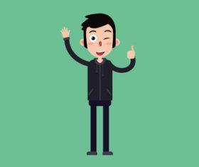 Flat style character vector
