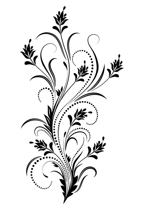 Floral ornaments illustration design vectors 01