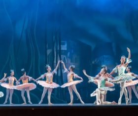 Graceful ballet performance Stock Photo 01