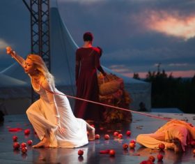 Graceful ballet performance Stock Photo 03