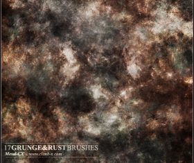Grunge Rust Photoshop Brushes