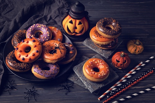 Halloween cookie Stock Photo
