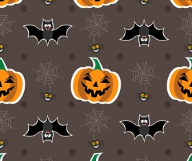 Halloween seamless pattern vector design 01