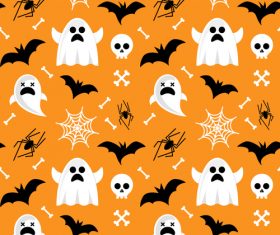 Halloween seamless pattern vector design 05