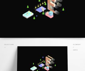 Hand drawn letter E element design vector