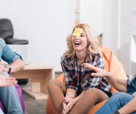 Happy positive people Stock Photo 15