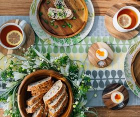 Hearty and delicious breakfast Stock Photo 02