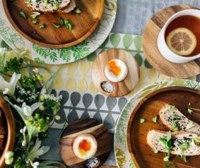 Hearty and delicious breakfast Stock Photo 04